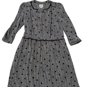 Maeve for Anthropologie black and white shift dress